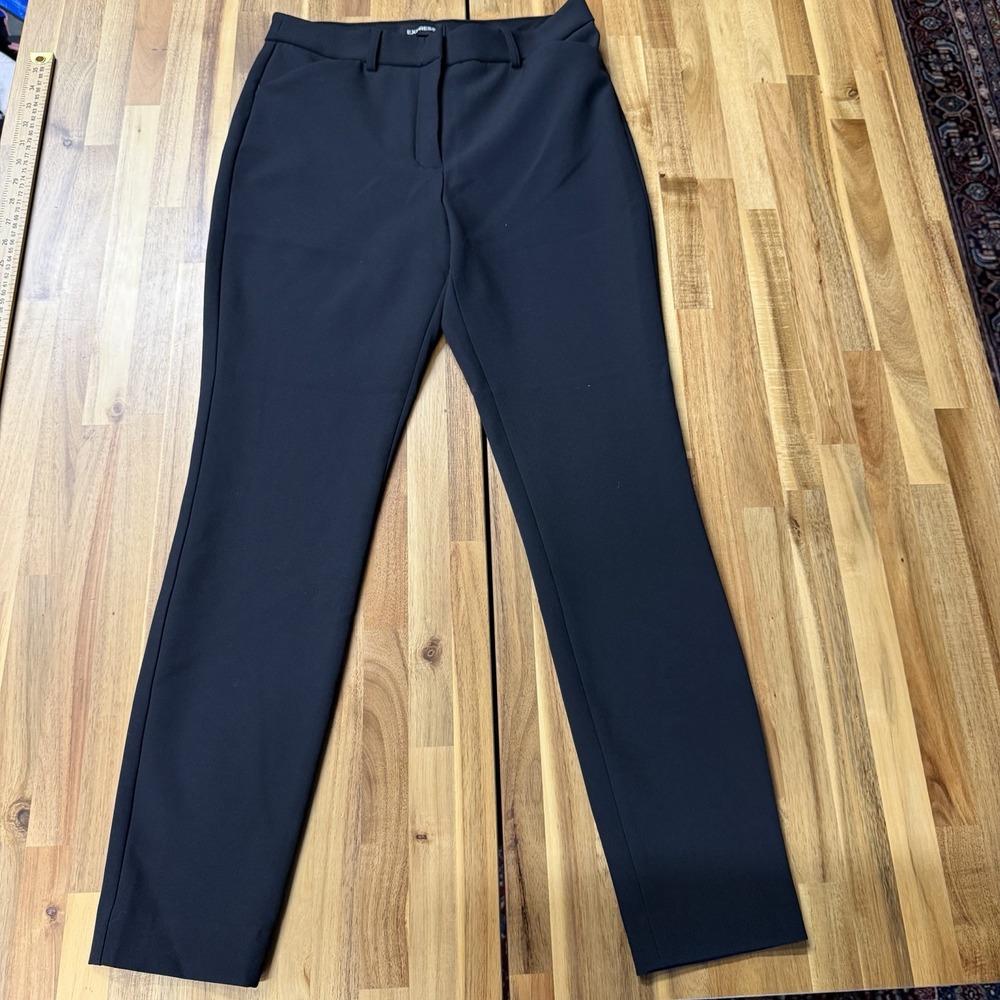Express Skinny High Rise Pants Womens 6R Black Supersoft Twill Career Trousers